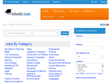Tablet Screenshot of graduatelinks.co.uk